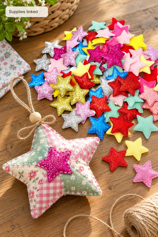 Fabric Star Christmas Ornament | Quilting Supply for Cozy Seasonal Making maker-lifestyle pin