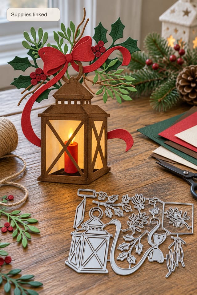 Folded Paper Star Craft | Paper Cutting Die for DIY Holiday Decor maker-lifestyle pin