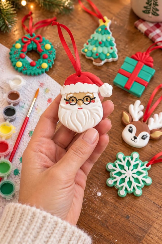 Ceramic Gingerbread Man Ornament Kit for a Handmade Christmas Project maker-lifestyle pin