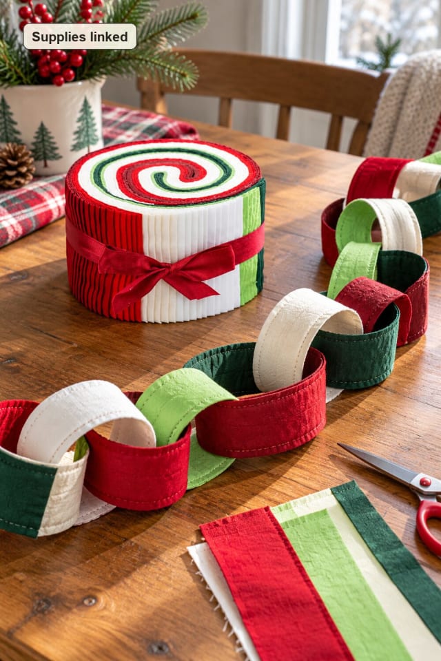 Quilted Fabric Garland | Quilting Fabric maker-lifestyle pin