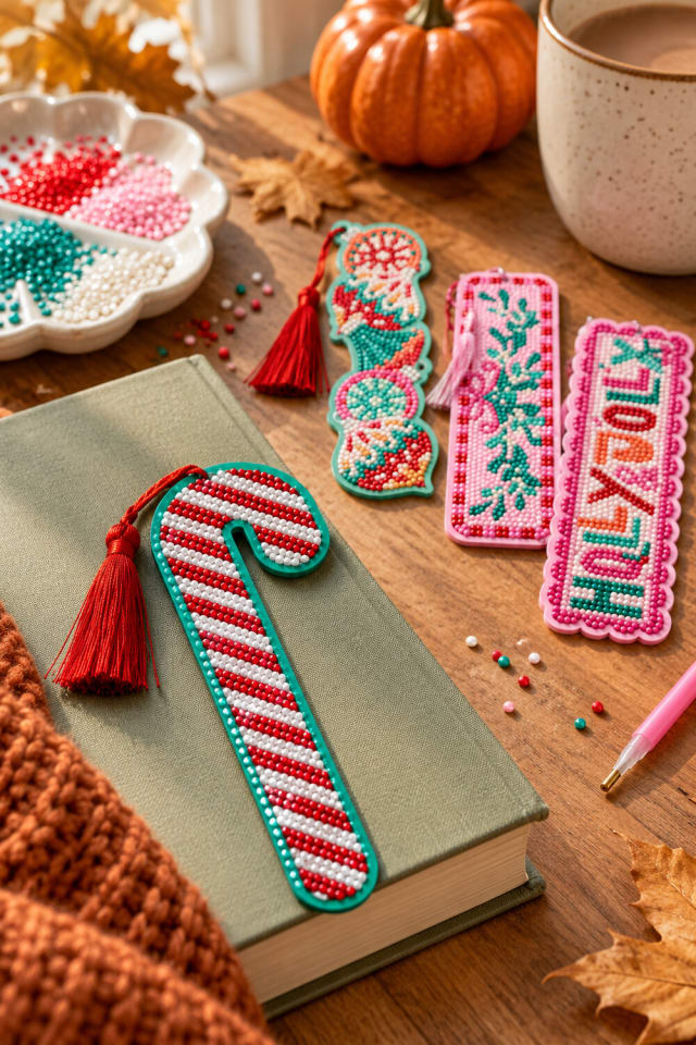 Diamond Art Bookmark Party Kit | Seasonal Diamond Art Project maker-lifestyle pin