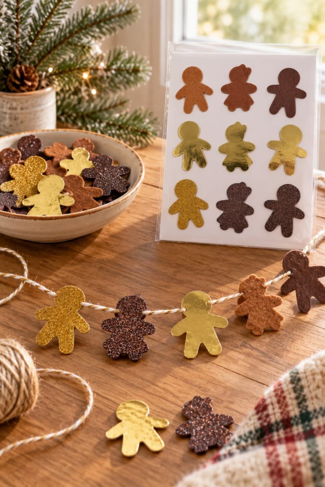 Christmas Felt Stickers, . | Felt Holiday Craft Project maker-lifestyle pin