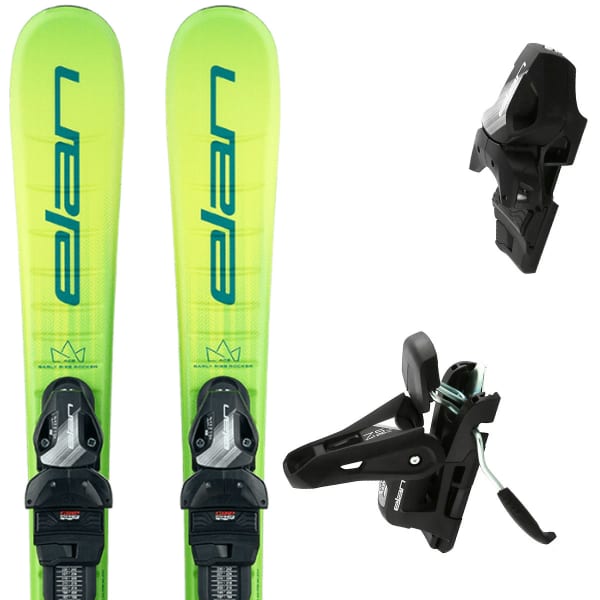 ELAN JETT JR SHIFT + EL 4.5 GW LIGHT GREEN - Alpine ski set