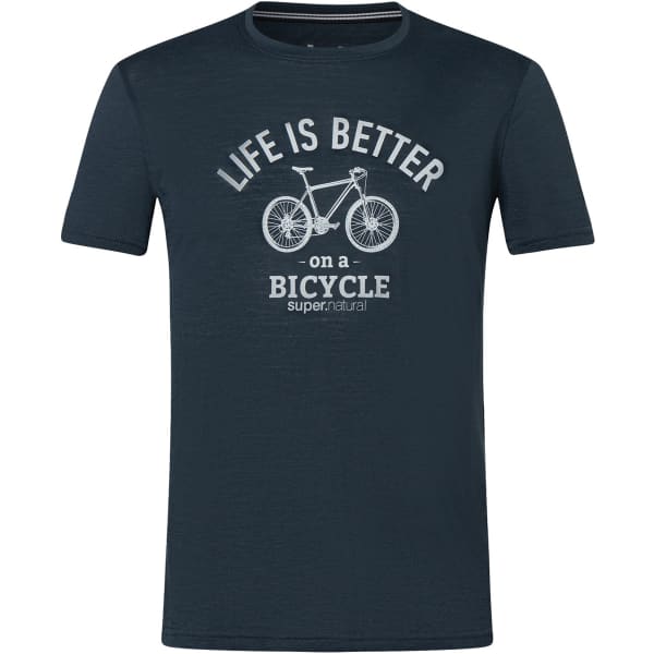 SUPER.NATURAL M BETTER BIKE TEE BLUEBERRY VAPOR GREY 24