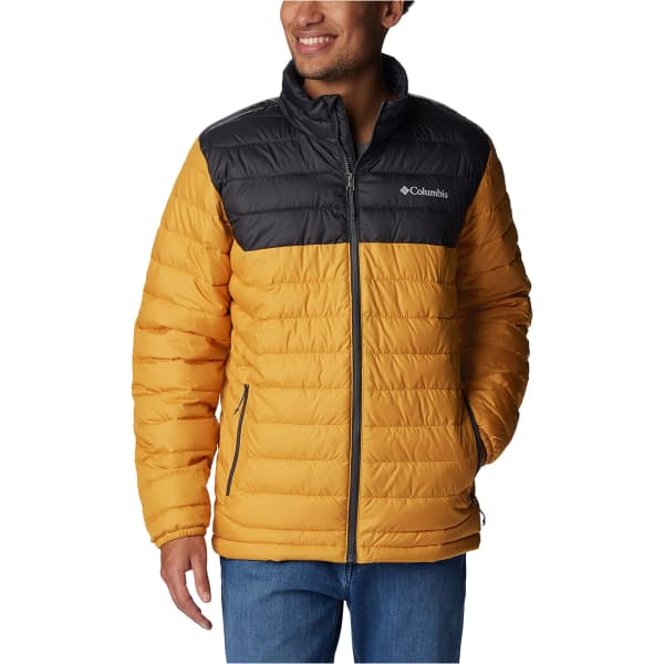 COLUMBIA-POWDER LITE JKT RAW HONEY/SHARK ZIPS - Hiking down jacket