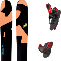 Pack ski alpin K2 K2 SIGHT + ATOMIC WARDEN 13 MNC BLACK/RED - Ekosport