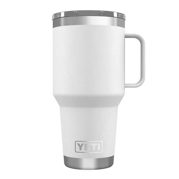YETI-RAMBLER 30 OZ TRAVEL MUG WHITE - Vacuum bottle