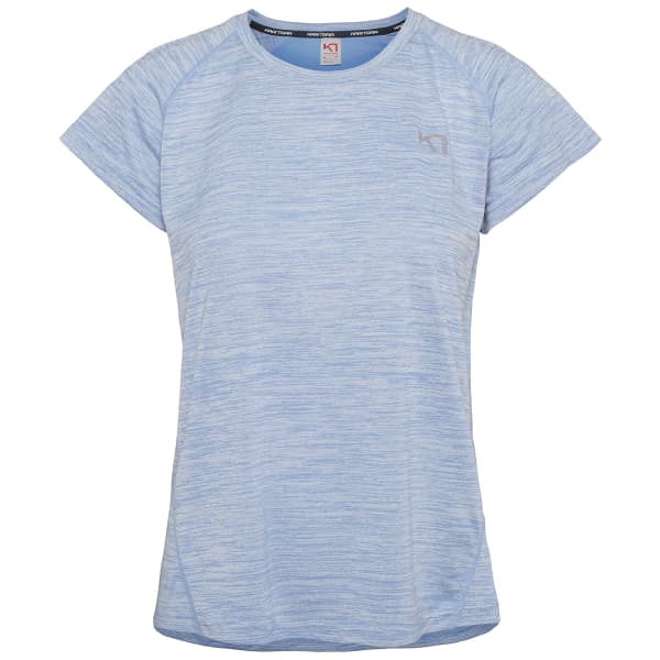 KARI TRAA-EMILY SHORT SLEEVE PASTEL LIGHT BLUE Hiking T-shirt