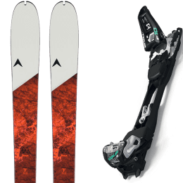 Pack ski DYNASTAR DYNASTAR M-VERTICAL 88 F-TEAM OPEN + MARKER F10 TOUR BLACK/WHITE - Ekosport