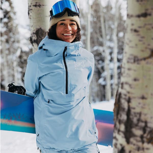 BURTON W AK GORE KM 2L JK DUSTY BLUE - Snowboard jacket