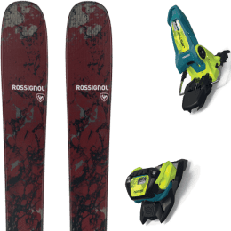 Pack ski ROSSIGNOL ROSSIGNOL BLACKOPS ESCAPER + MARKER JESTER 18 PRO ID TEAL/FLO-YELLOW - Ekosport