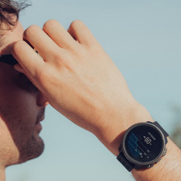 SUUNTO VERTICAL STEEL SOLAR ALL BLACK GPS cardio horloge
