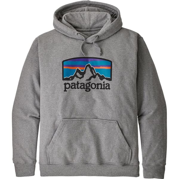 PATAGONIA M S FITZ ROY HORIZONS UPRISAL HOODY GRAVEL HEATHER 21