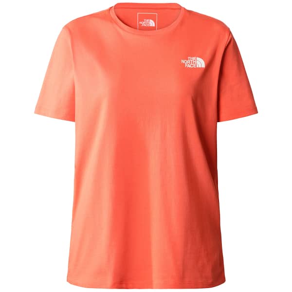 THE NORTH FACE W FOUNDATION GRAPHIC TEE RETRO ORANGE T shirt