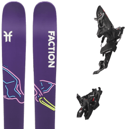 BU Ski Alpin FACTION FACTION PRODIGY 3X + MARKER KINGPIN MWERKS 12 100-125MM BLACK/RED - Ekosport