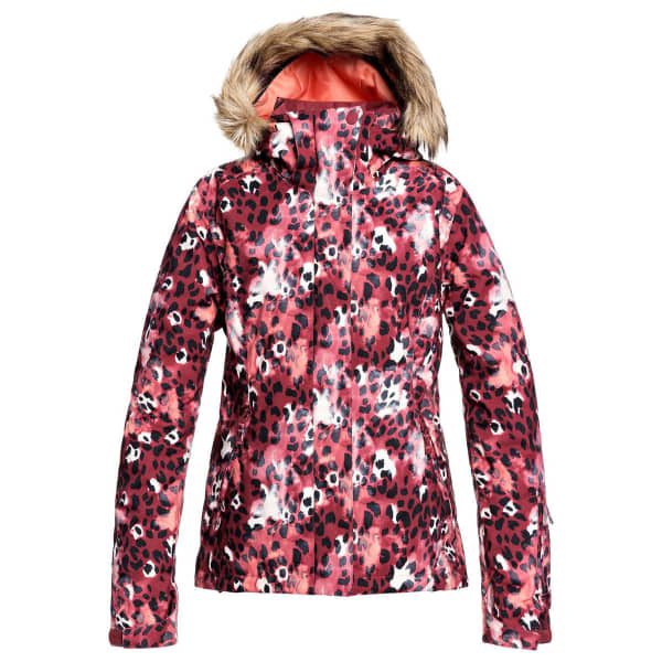 ROXY JET SKI JK OXBLOOD RED LEOPOLD Veste de ski