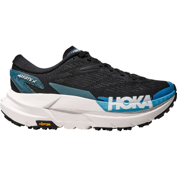HOKA ONE ONE MAFATE X W BLACK/SKYWARD BLUE - Trail running shoes