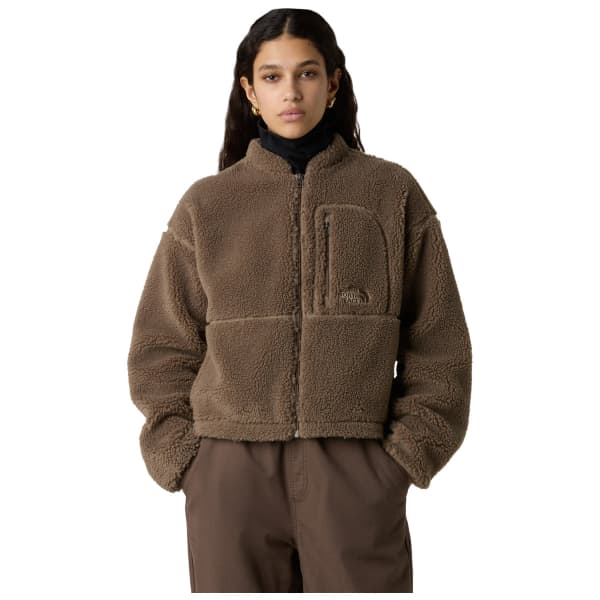 THE NORTH FACE W EXTREME PILE 2 FZ JACKET M66 MOCHA BROWN - Fleece