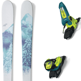 BU Ski Alpin NORDICA NORDICA SANTA ANA 84 WHITE SARCELLE + MARKER JESTER 18 PRO ID TEAL/FLO-YELLOW - Ekosport