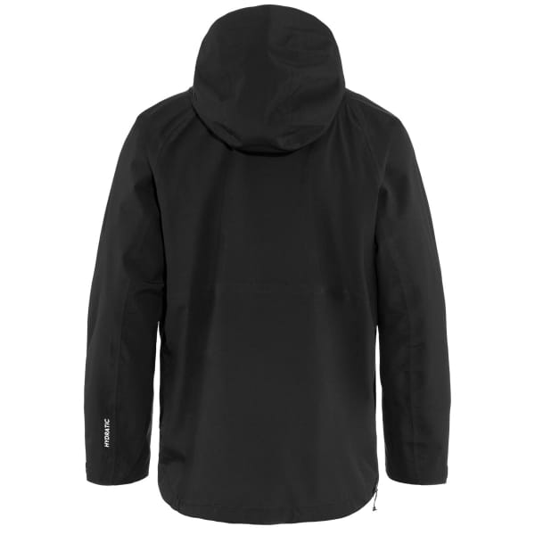 Black waterproof anorak top