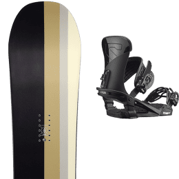 Snowboard RIDE RIDE AGENDA + SALOMON TRIGGER BLACK - Ekosport