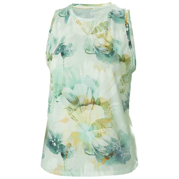 HELLY HANSEN ROAM LOOSE PRINT TANK W JADE ESRA Trail running vest top
