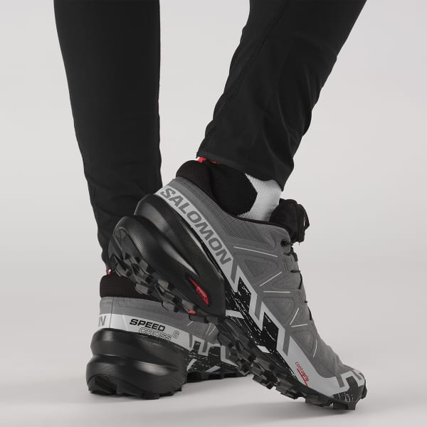 ☆Salomon☆ Speedcross 6 Quiet Shade Black Pearl Blue L41738 Men's Speedcross 6 (Quiet Shade/Black/Pearl Blue) — TC