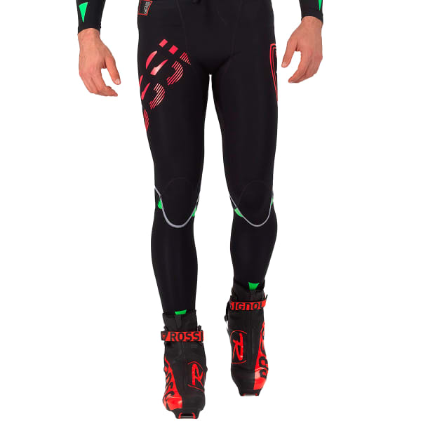 ROSSIGNOL-INFINI COMPRESSION RACE TIGHTS NEON RED - Cross-country