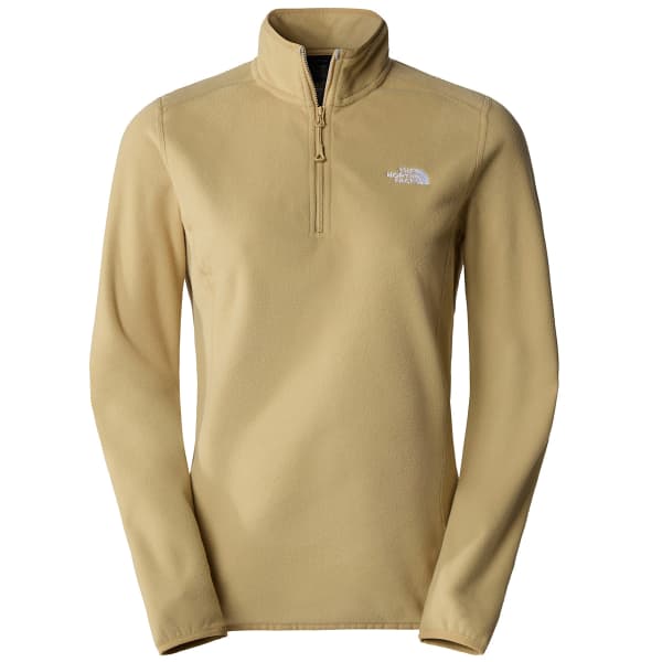 The North Face 100 Glacier 1/4 Zip Fleece Pullover Women - Almond Butter