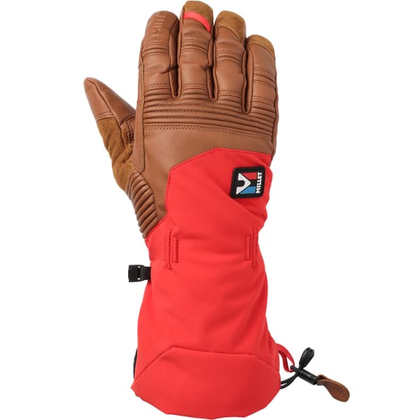 Red ski gloves mens store