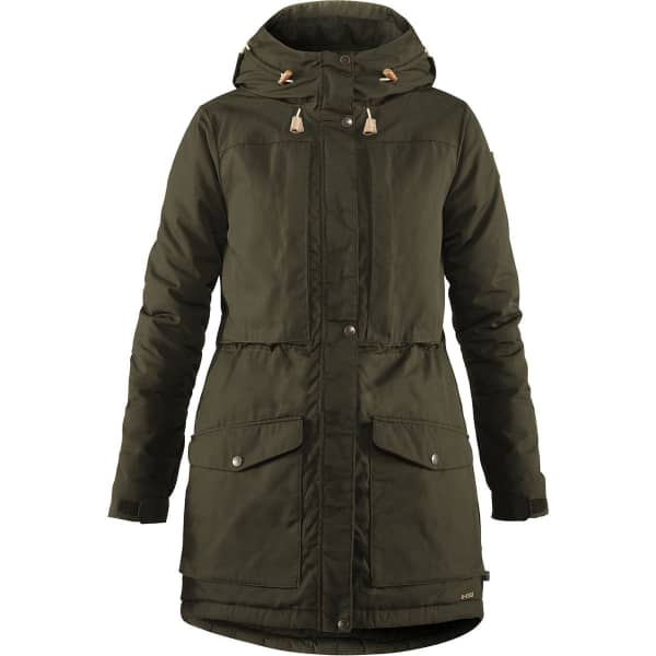 FJALLRAVEN SINGI WOOL PADDED PARKA W DEEP FOREST - Jas