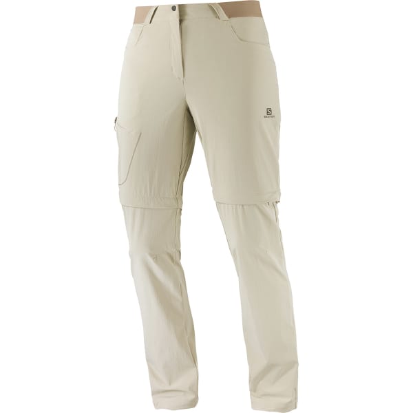 SALOMON-WAYFARER ZIP OFF PANTS W Unicolore - Hiking trousers