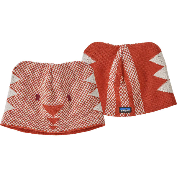 PATAGONIA BABY ANIMAL FRIENDS BEANIE BEAR SANDHILL RUST Muts