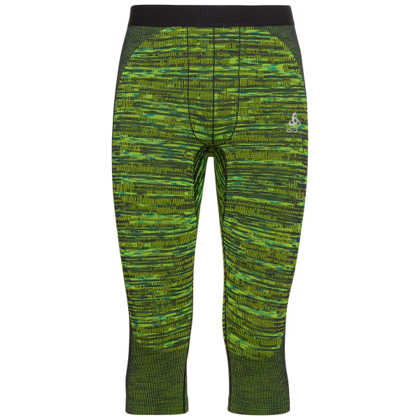 ODLO-BLACKCOMB ECO BL BOTTOM 3/4 LIME GREEN - SPACE DYE - Thermal