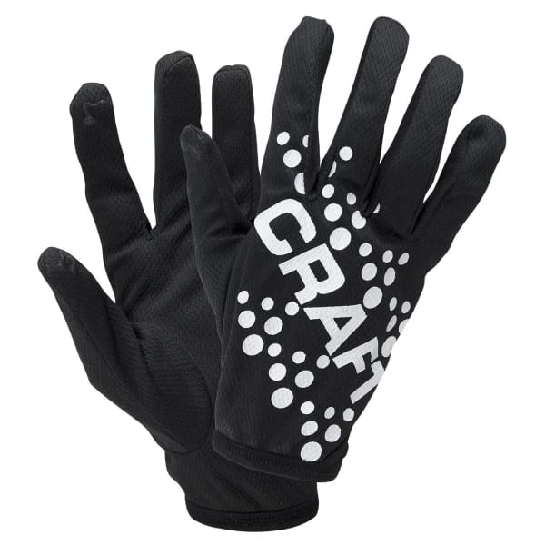 CRAFT GANTS DE RUNNING FINS IMPRIMÉS BLACK 20