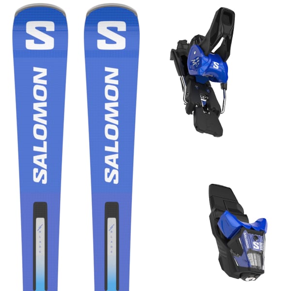 SALOMON-S/RACE SL 10 + M12 GW Unicolore - Alpine ski set SALOMON-S/RACE SL 10 + M12 GW Unicolore - Alpine ski set