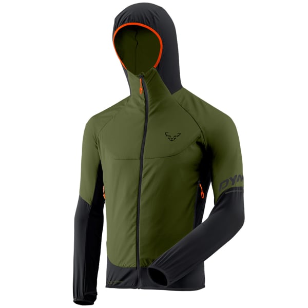 DYNAFIT-TRANSALPER HYBRID POLARTEC WINTER MOSS - Softshell jacket