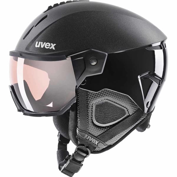 UVEX INSTINCT VISOR PRO VARIO BLACK - Ski helmet