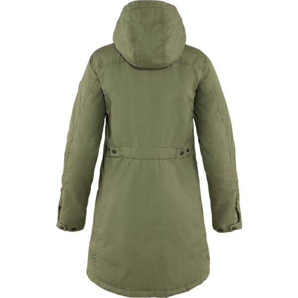 FJALLRAVEN KIRUNA PADDED PARKA W GREEN Veste