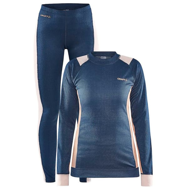 CRAFT-CORE DRY BASELAYER SET W TIDE GUM - Ensemble thermique