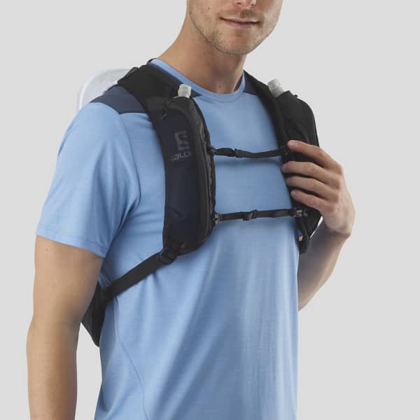SALOMON-XT 10 WHITE/BLACK - Trail running bag