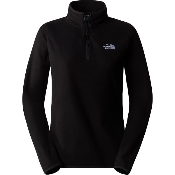 The north face women's 100 glacier full zip fleece black online
