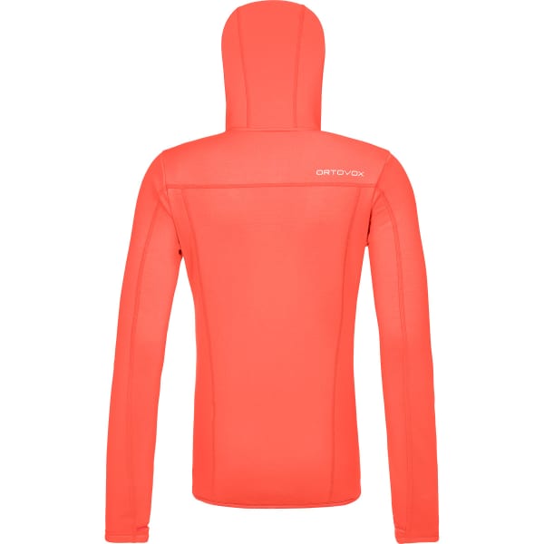 ORTOVOX FLEECE HOODY W CORAL - Hiking fleece jacket