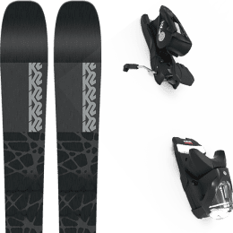 Pack ski alpin K2 K2 MINDBENDER 99 TI + LOOK NX 12 GW B100 BLACK - Ekosport