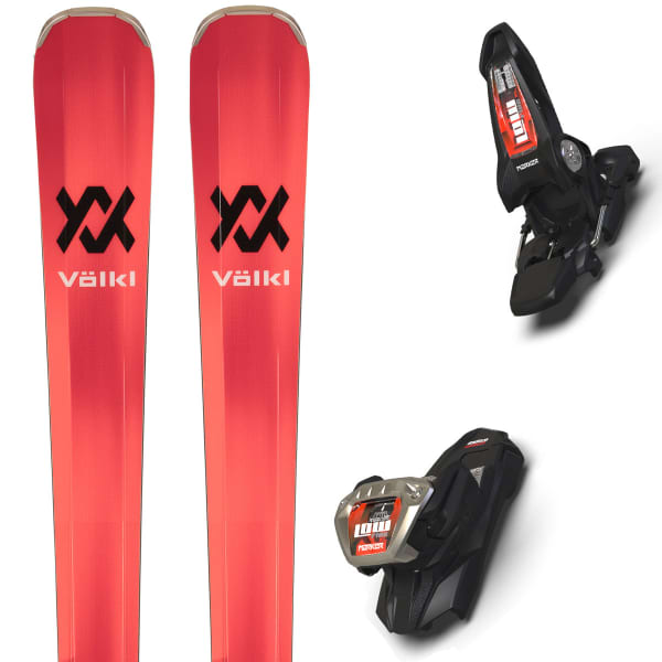 VOLKL DEACON 80+LOWRIDE XL 13 FR D GW BLACK/RED - Alpine ski set
