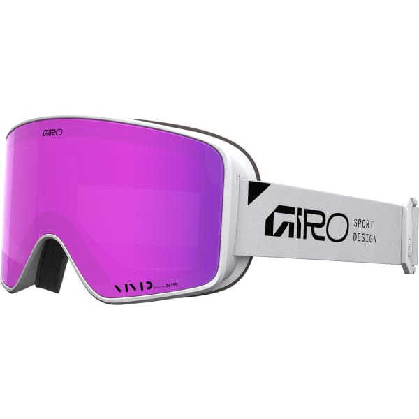 GIRO METHOD WHITE STACKED/VIVID PINK - Ski goggles