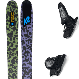 Pack ski K2 K2 POACHER + MARKER GRIFFON 13 ID BLACK - Ekosport