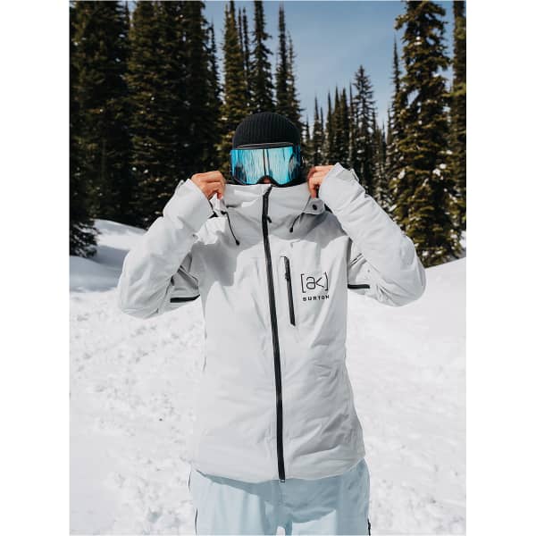 BURTON-W AK GORE EMBARK JK GRAY CLOUD - Snowboard jacket