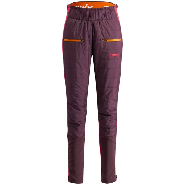 SWIX-HORIZON PANT W DARK AUBERGINE/CERISE - Pantalon ski de fond