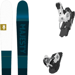 Pack ski MAJESTY MAJESTY ADVENTURE GT + SALOMON WARDEN MNC 13 N WHITE/BLACK - Ekosport